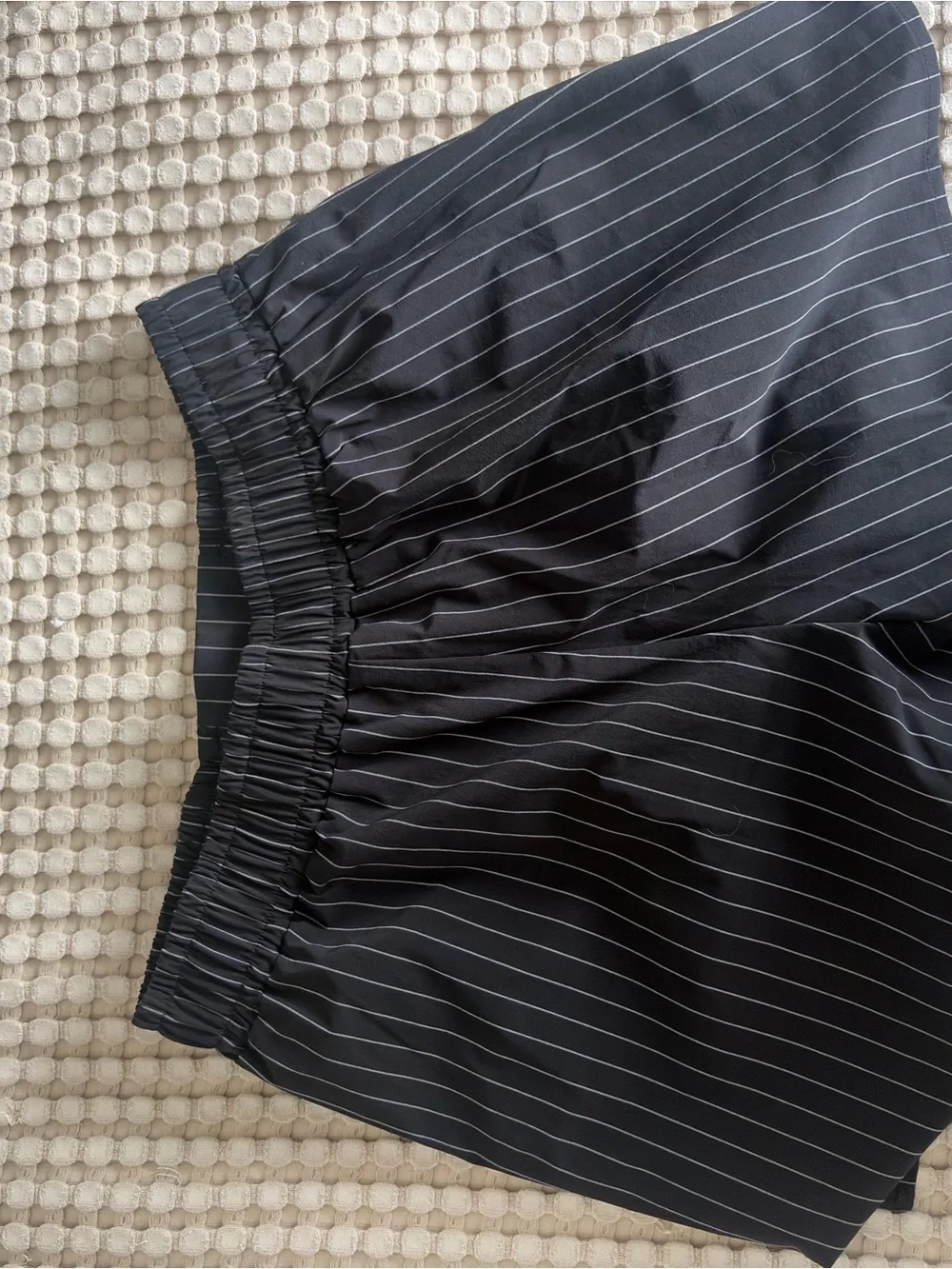 NWT ALO Black Pinstripe Daylight Boxer Shorts
